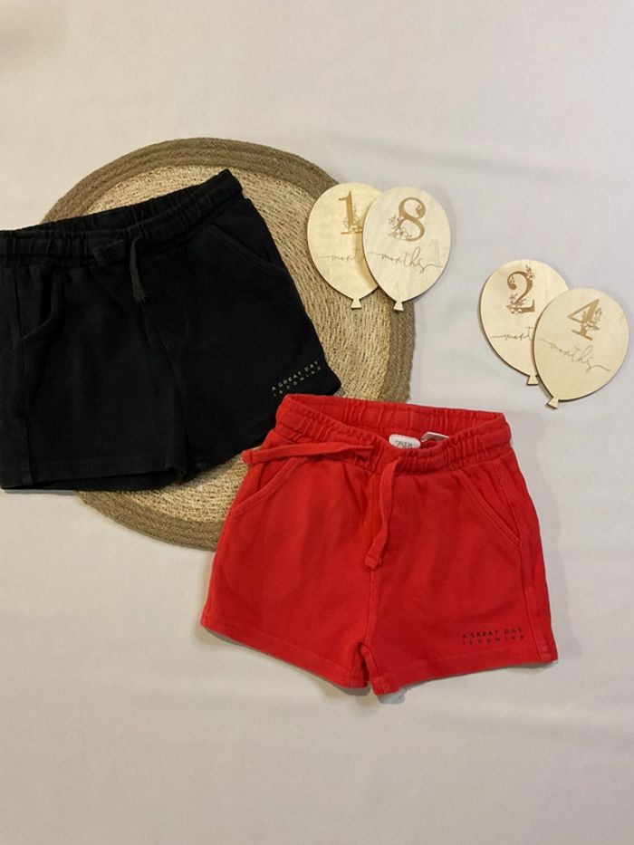 Lot 2 short garçon Zara