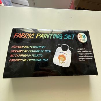 Ensemble de peinture sur tissu créatif