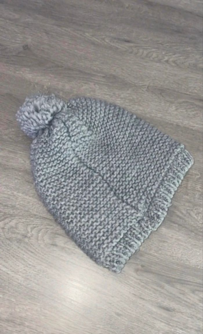 Bonnet polaire gris - photo numéro 3