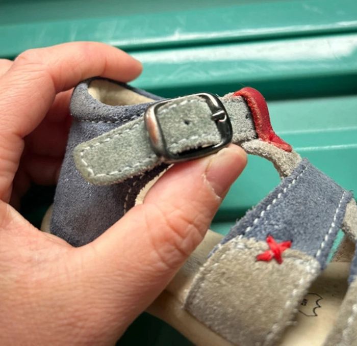 👣 Sandales bébé cuir – Taille 19 – Gémo - photo numéro 7