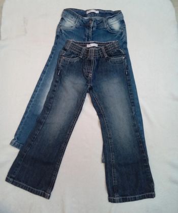 Lot de 2 jeans patte d'éléphant