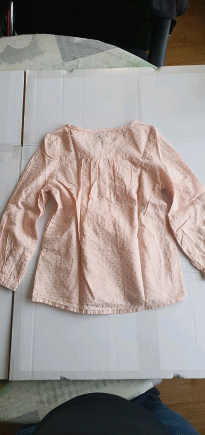 Tunique rose pâle à pois pailletté Kiabi 6 ans - photo numéro 7