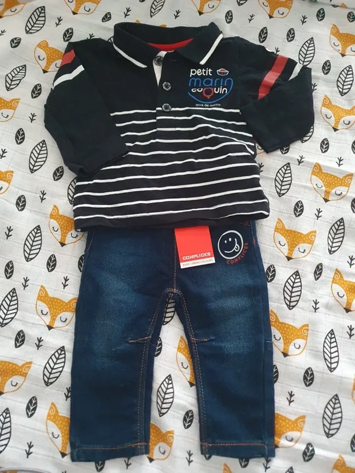 Lot polo et jean