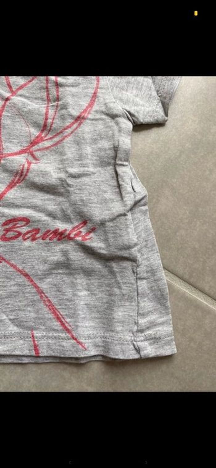Tee shirt manches courtes Bambi 12 mois - photo numéro 7