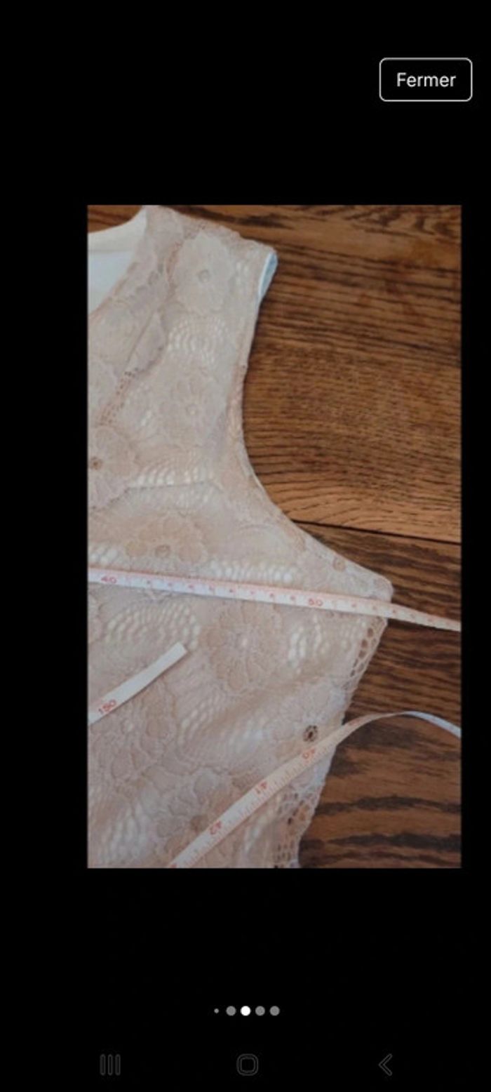 Magnifique Robe dentelles beige Paprika L - photo numéro 17