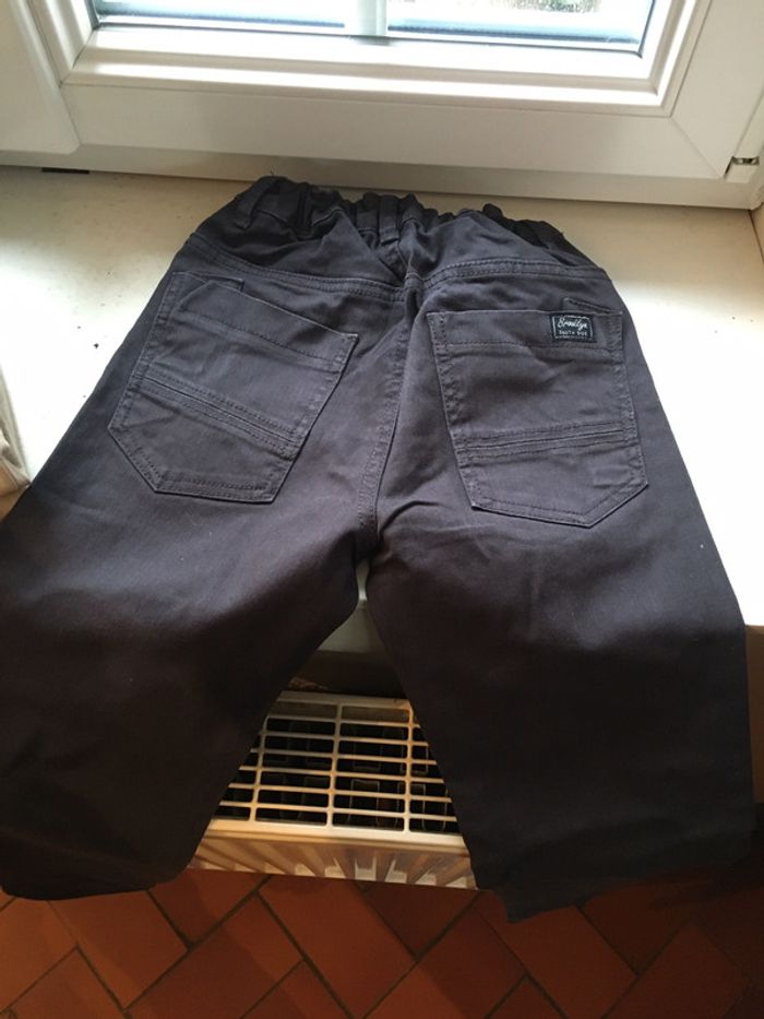 281 - Pantalon chino bleu marine/noir garçon - photo numéro 2