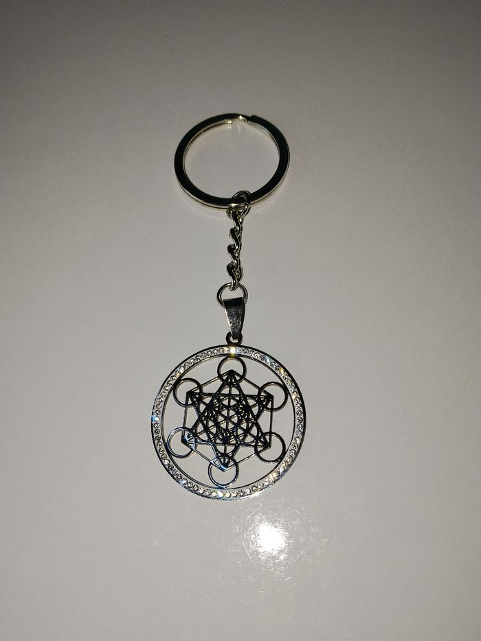 Porte clé cube de metatron neuf - photo numéro 2