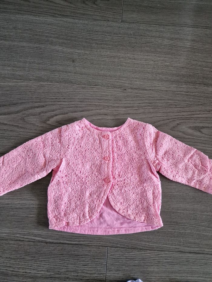 Lot de 1 robe d'été et 2 vestes fille 3 mois - photo numéro 2