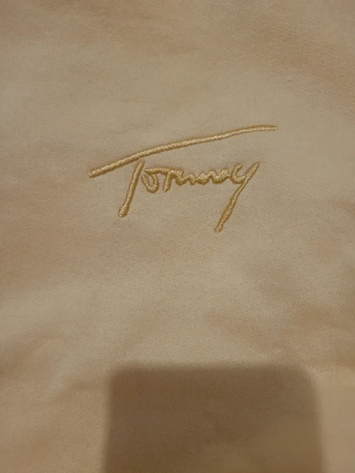 Pull tommy jeans jaune - photo numéro 6