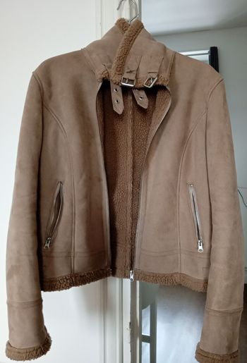 Blouson fausse peau 