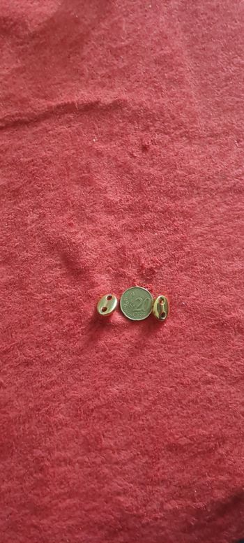 Boucle d'oreilles graine de café