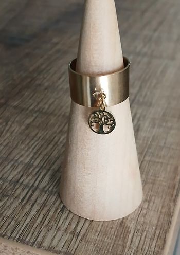 Bague breloque ajustable