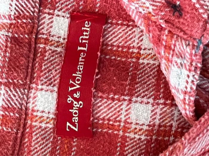 Chemise à carreaux Zadig et voltaire 12 ans - photo numéro 2