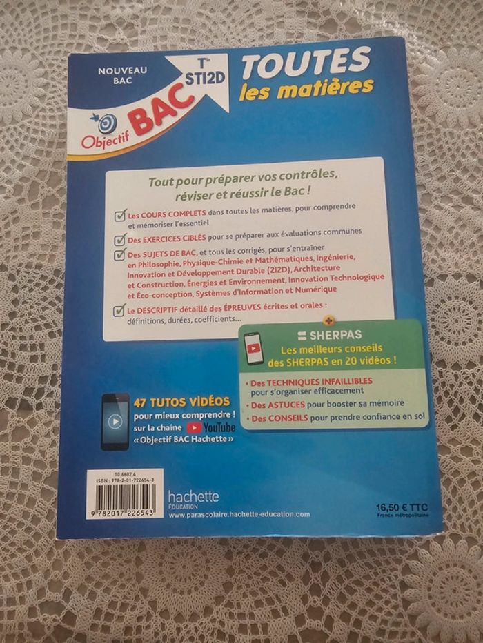 Livre Objectif bac : toutes les matières sti2d oral + ecrit terminale - photo numéro 9