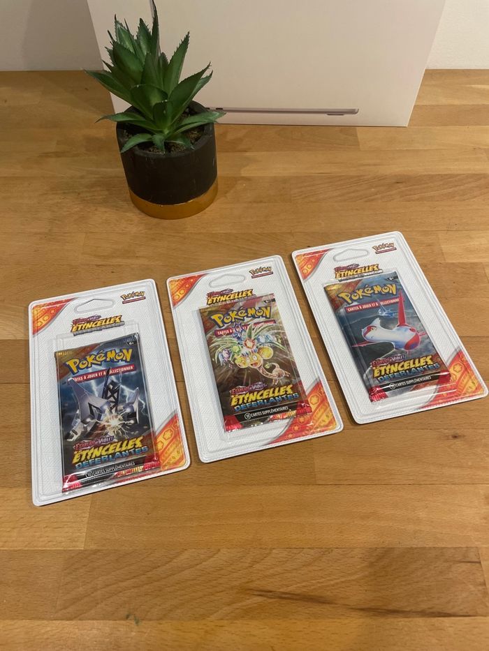 Lot Pokémon blisters étincelles déferlantes