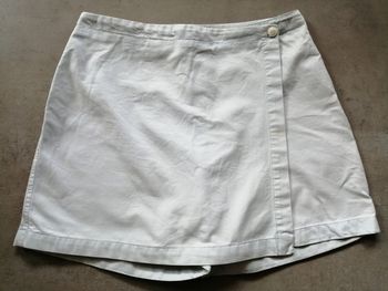 Jupe short bleu ciel taille 40 Camaïeu