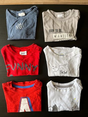 Tee shirts manches longues garçon 3 mois