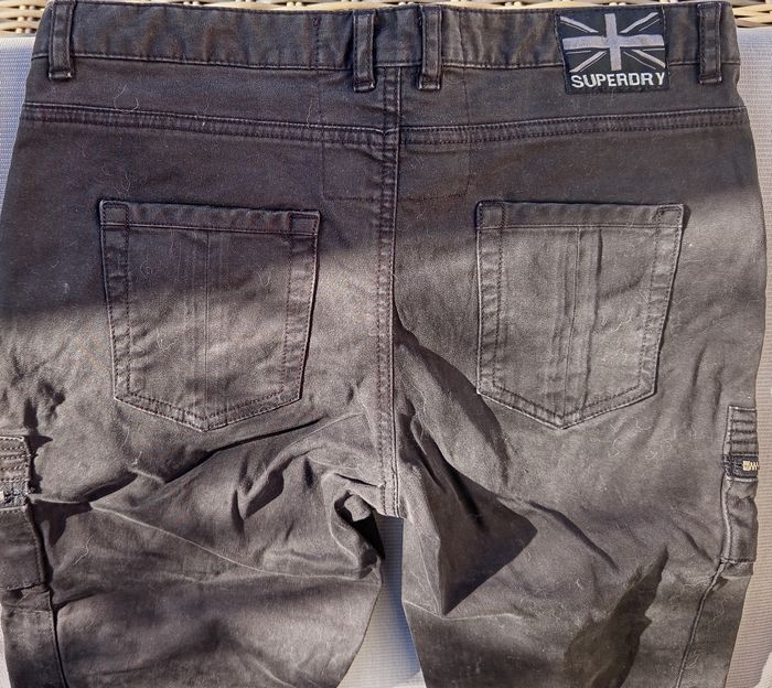 Jeans Superdry noir clair - photo numéro 3