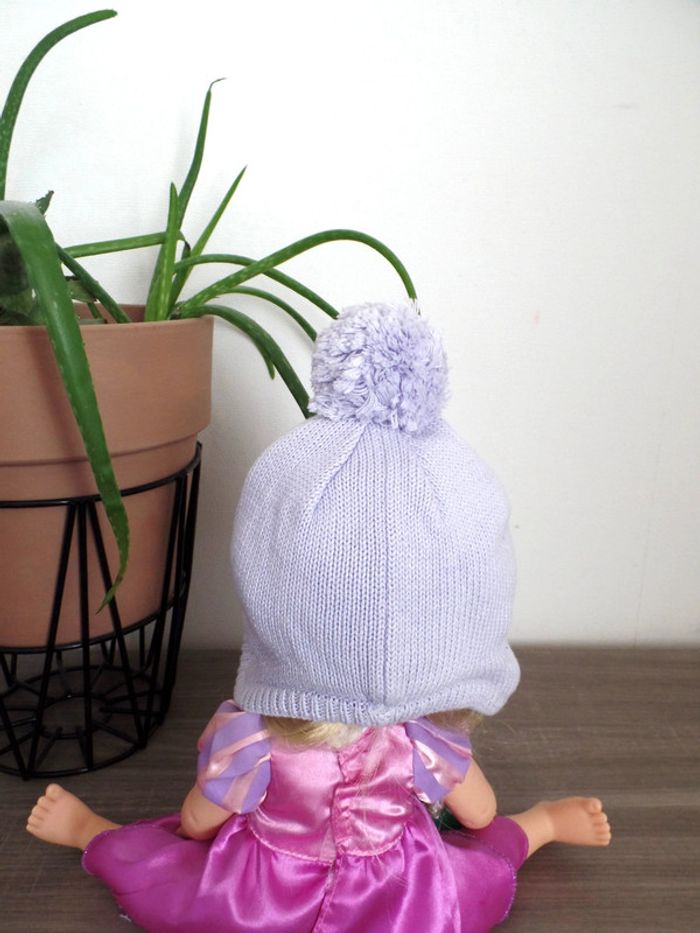 Bonnet en laine avec pompon Kiabi - photo numéro 3