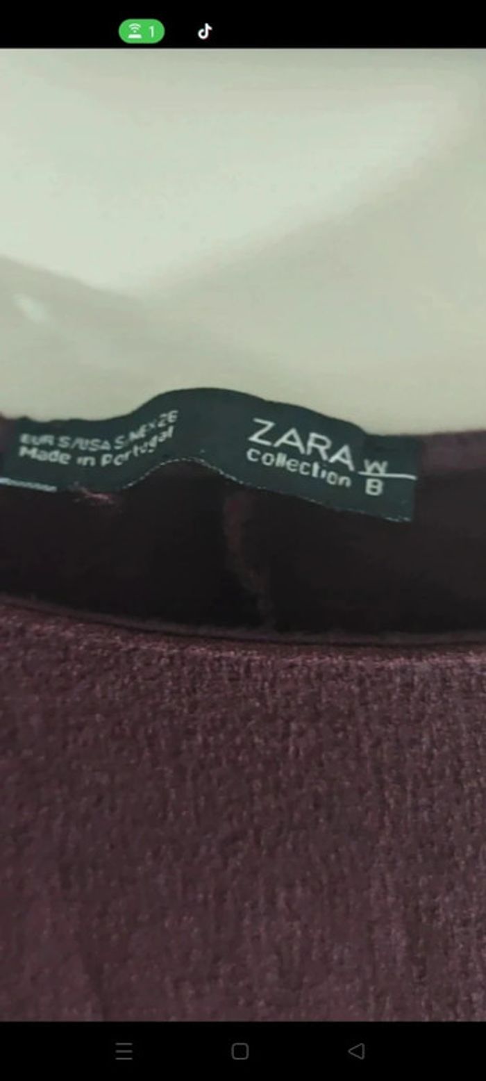 Robe Élégante Zara Prune - photo numéro 5