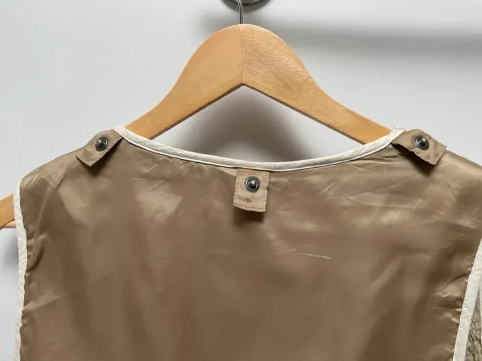 Gap Liner Vest Camel Brown Womens S - photo numéro 7