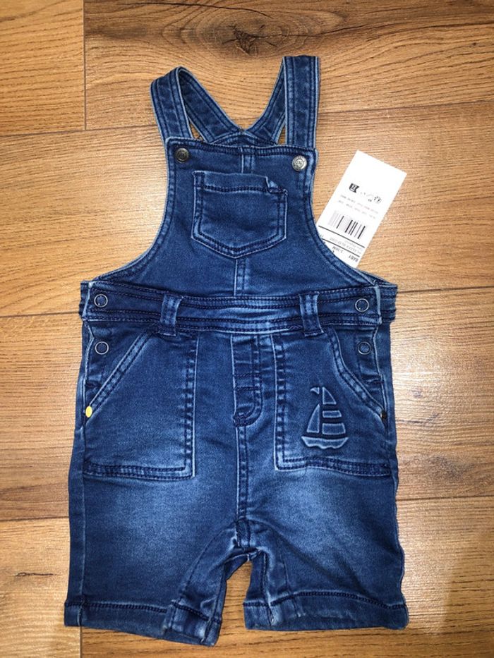 Salopette short orchestra 🌺 garçon taille 9 mois neuf avec étiquette