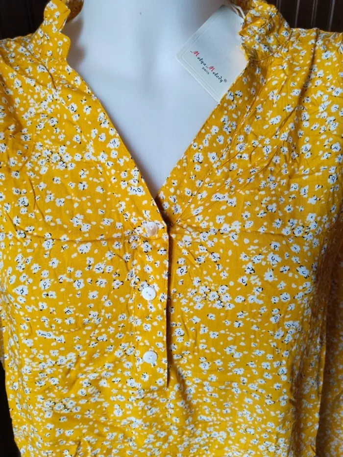 Jolie blouse tunique femme marque Melya Melody taille 46 48 - photo numéro 4