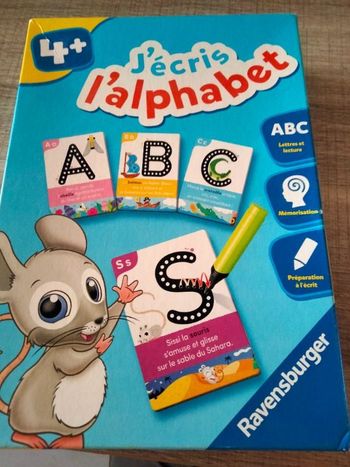 Jeu j écris l alphabet