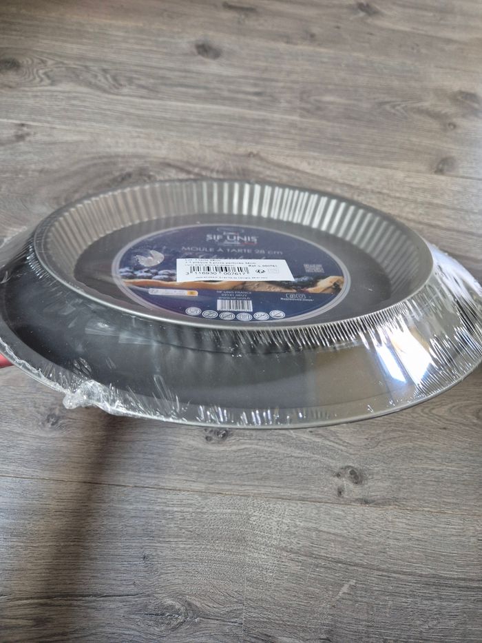 Lot moule à tarte + plaque à pizza NEUF - photo numéro 5