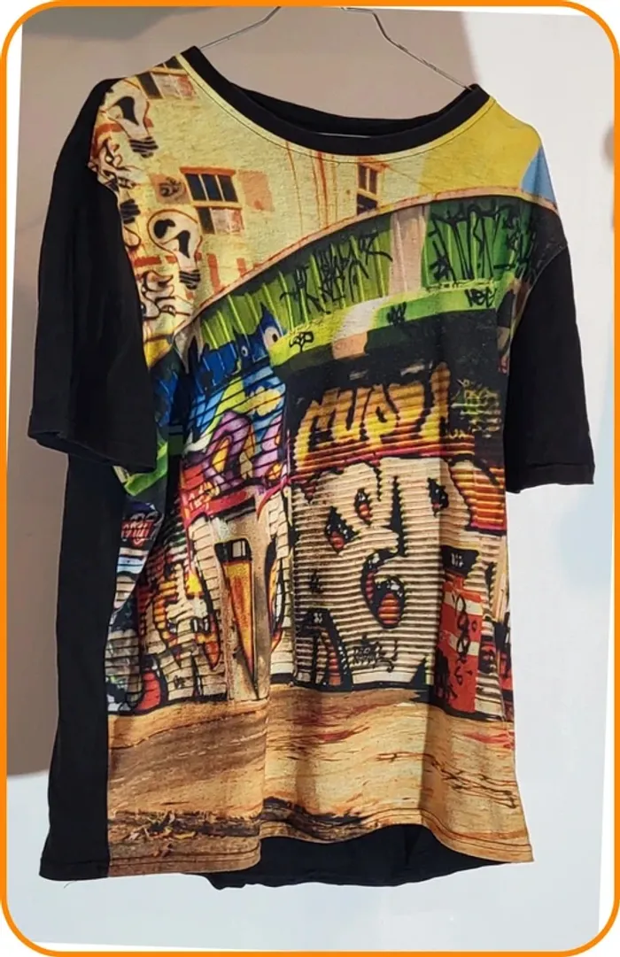 T-shirt Airness - Taille L - Street Art Unique - photo numéro 2
