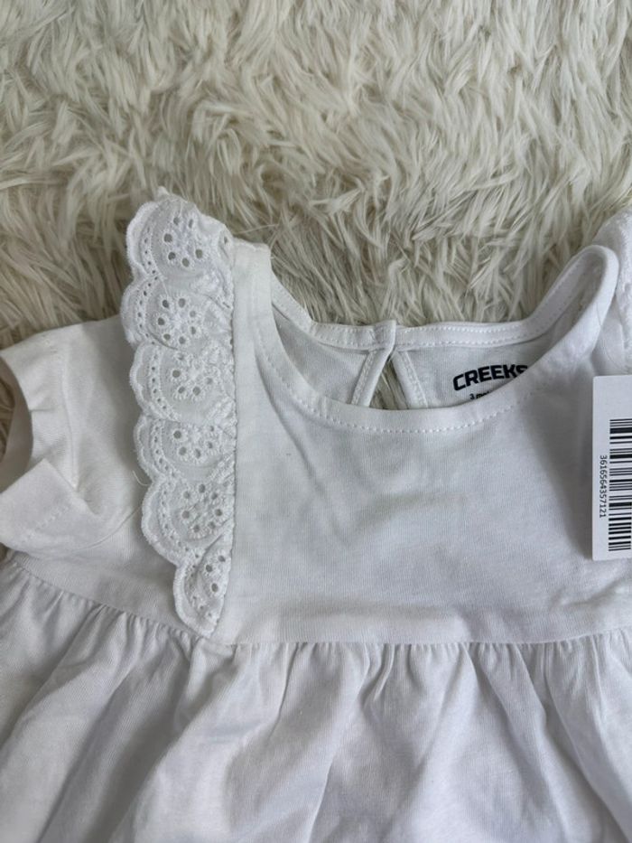 Robe blanche Creeks taille 3 mois - photo numéro 2