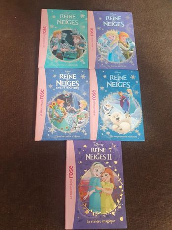 Lot 5 livres Reine des Neiges