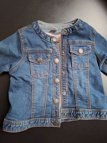 Veste en jean avec gilet