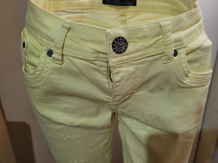 Jean jaune, taille 38 - photo numéro 5