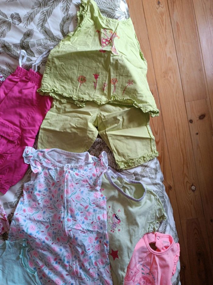 Lot 18 mois bebe fille été 14 pièces. - photo numéro 3