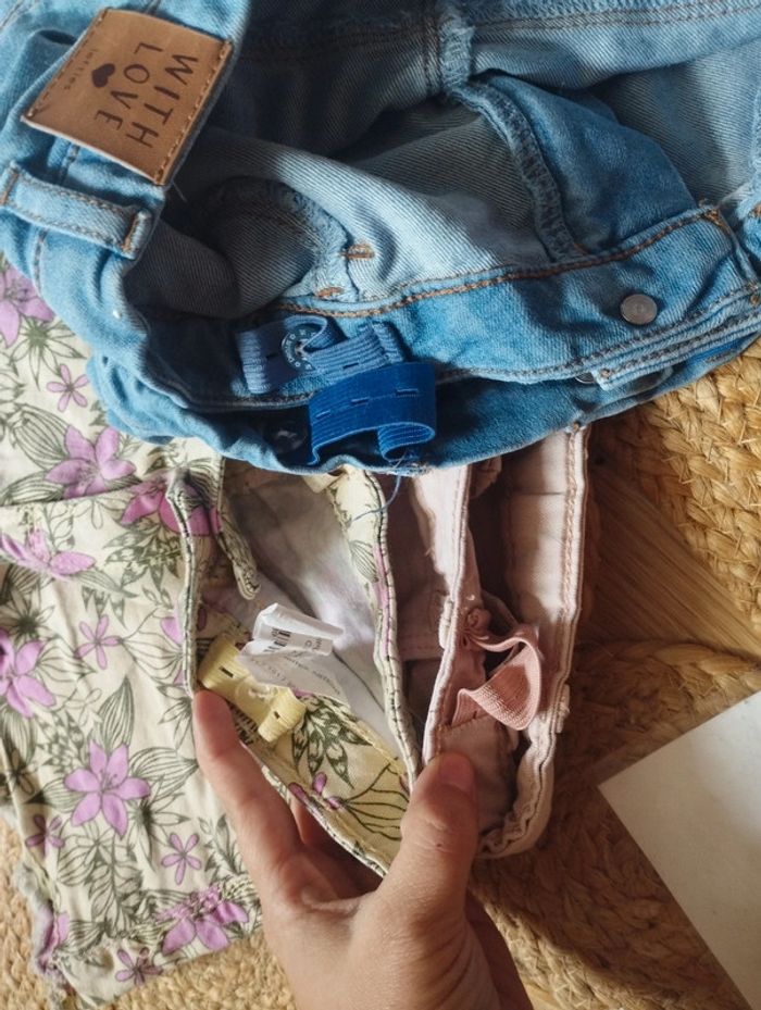 Lot shorts jeans 7/8ans - photo numéro 2