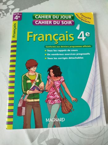 Cahier du jour et du soir français 4e