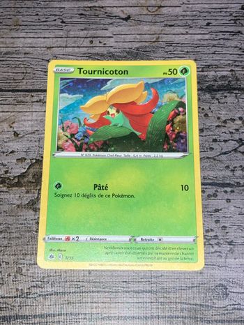 Carte Pokémon Tournicoton 3/15 holo série Mc Do 2022
