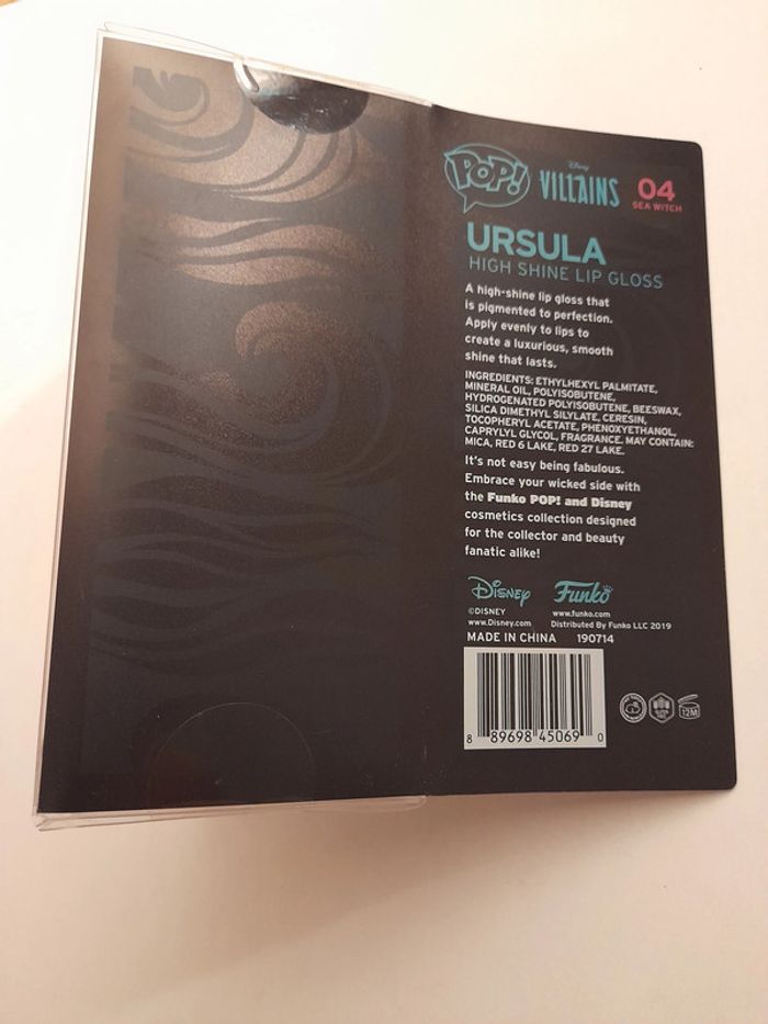 Funko pop lip gloss ursula little mermaid - photo numéro 3