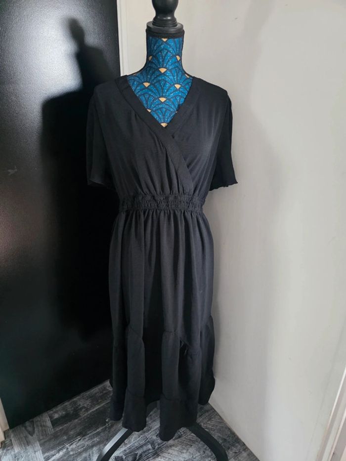 Robe longue noir femme