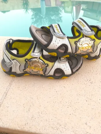 Geox sherif cuir clignotantes 33