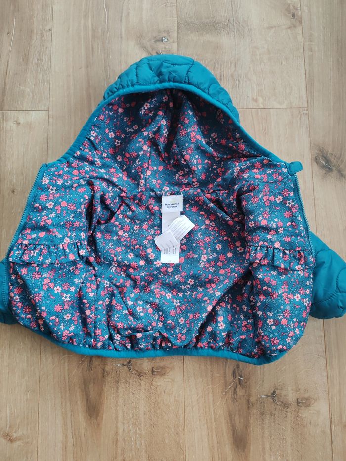 Manteau bébé fille 3 mois réversible - photo numéro 4