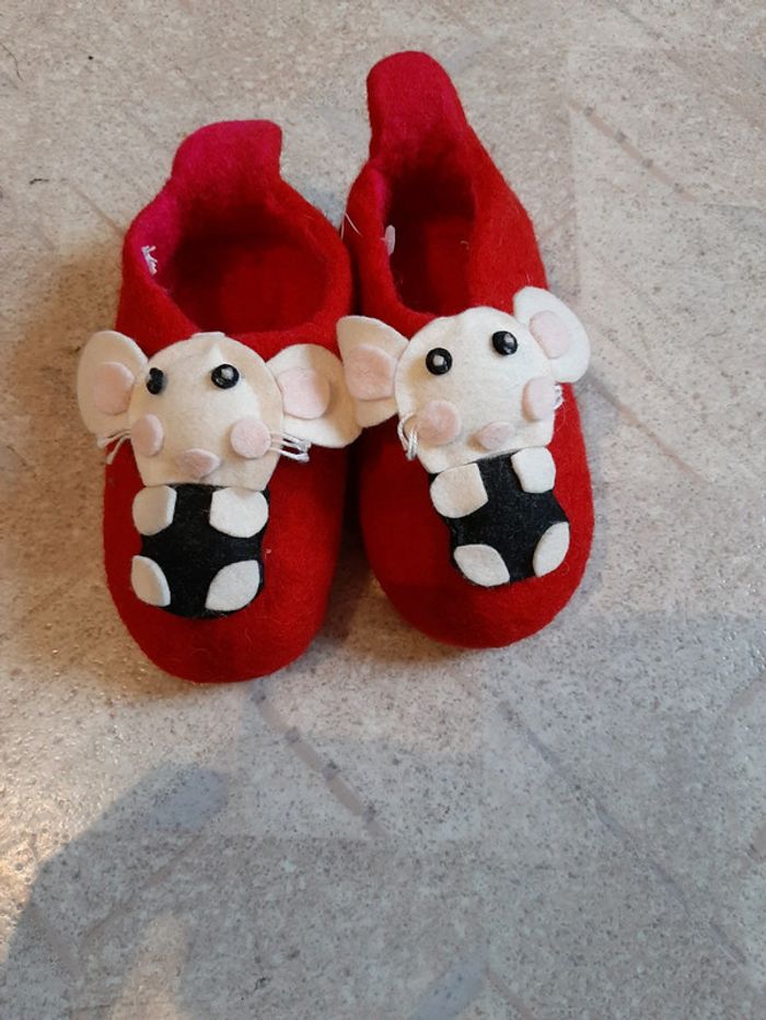 Pantouffles neuves fait main