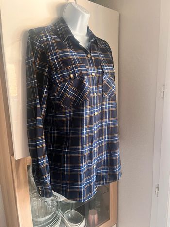 Chemise à carreaux camaïeu xs