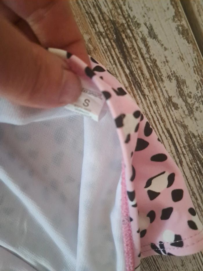 Petit maillot de bain rose léopard - photo numéro 4
