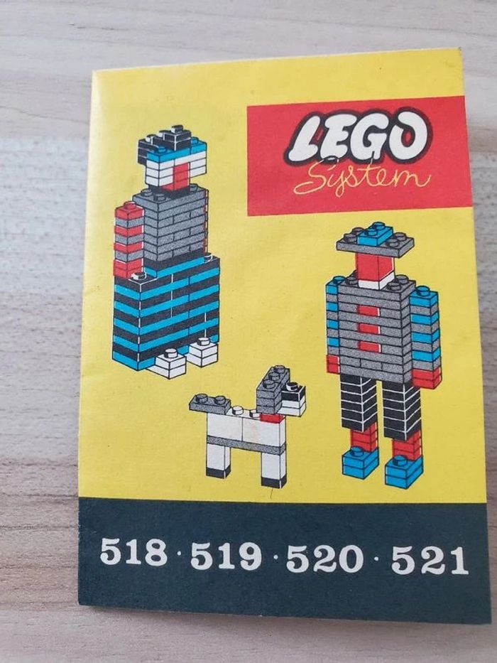 Notice lego system vintage pour 518-519-520-521