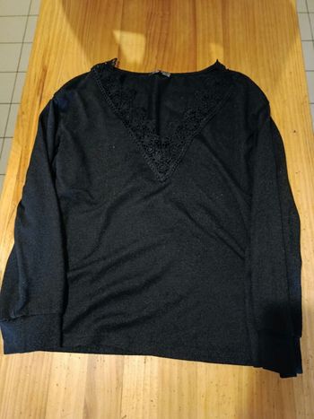 Pull shein motif dentelle