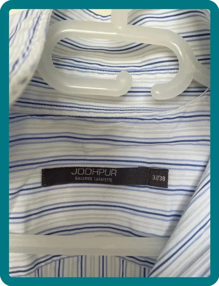 Chemise rayures bleu - photo numéro 2