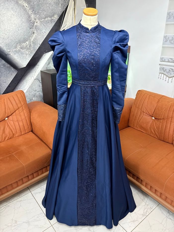 Robe de fiançailles bleu