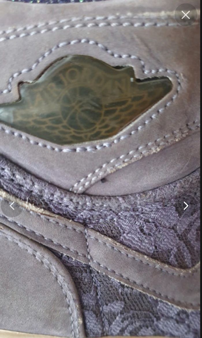 Air Jordan retro mauve et dentelle T37.5 - photo numéro 12
